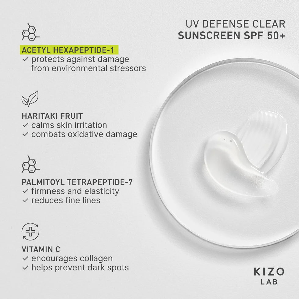 KIZO Lab UV Defense Clear Sunscreen SPF 50+